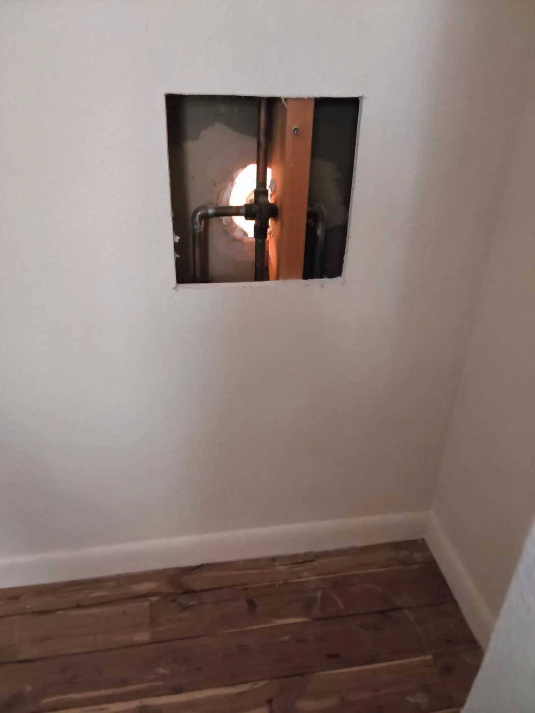 Water heater installation and plumbing connection project